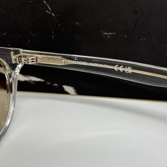 NEW TOM FORD TF1123-D 26E TRANSPARENT/BEIGE WOMEN SUNGLASSES FT1123-D 26E main image 5